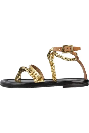 Airstep / A.S.98 Femme, Chaussures, Jaune, Taille: 40 EU Sandales Plates Élégantes pour Femmes