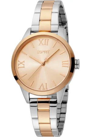 ESPRIT Femme, Accessoires, Jaune, Taille: ONE Size Nava Set Montre en Acier Inoxydable
