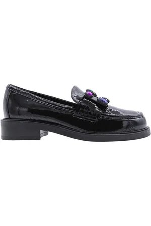 Brù Milano Femme, Chaussures, Noir, Taille: 38 EU Élégants Unimak Mocassin Mocassins