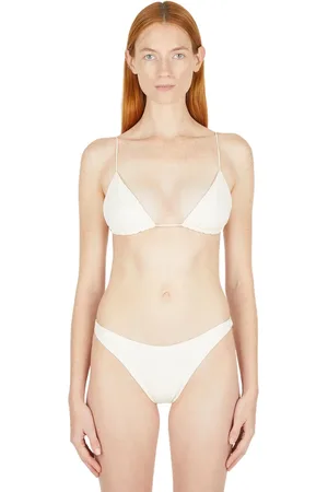ZIAH Femme, Maillots de bain, Blanc, Taille: 40 FR Haut de Bikini Triangle