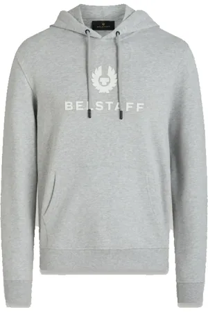 Belstaff Homme, Sweatshirts et sweats à capuche, Gris, Taille: L Sweat à Capuche à Blocs de Couleur - Vieux Argent