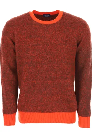 DRUMOHR Homme, Pulls, Rouge, Taille: M Pulls Col Rond Bordeaux Marron