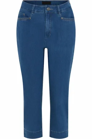 C.ro Femme, Jeans, Bleu, Taille: 42 FR Jeans Cropped Été Modèle Vera