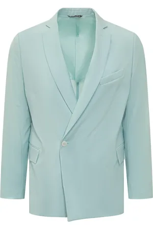 COSTUMEIN Homme, Vestes, Bleu, Taille: L Blazer Classique à Bouton Unique