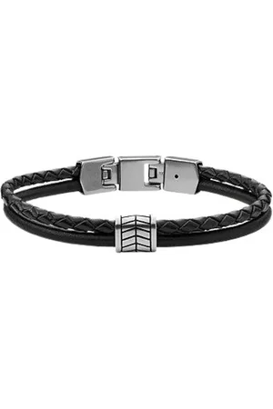 Fossil Homme, Accessoires, Noir, Taille: ONE Size Bracelet Vintage Casual Homme