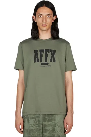 AFFXWRKS Homme, Tops, Vert, Taille: S T-shirt Varsity Utilitaire