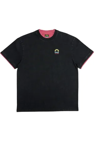 Deus Ex Machina Homme, Tops, Gris, Taille: L T-shirt Graphique Audacieux Coupe Large