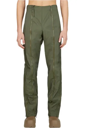 Post Archive Faction PAF Homme, Pantalons, Vert, Taille: S Pantalon Technique Slim-Fit avec Fermetures Éclair