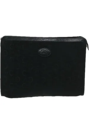 Céline Femme, Pre-owned, Noir, Taille: ONE Size Pre-owned Toile pochettes-minaudieres