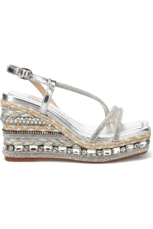Alma en Pena Femme, Chaussures, Gris, Taille: 37 EU Sandales Argent Style Élégant Confortable