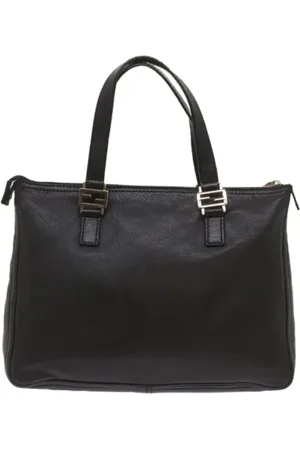 Fendi Femme, Pre-owned, Noir, Taille: ONE Size Pre-owned Cuir sacs-main