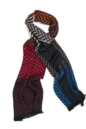 HARMONT&BLAINE Homme, Accessoires, Multicolore, Taille: ONE Size Écharpe Homme Élégante