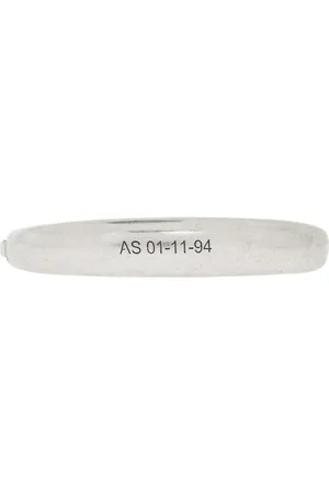 AllSaints Femme, Accessoires, Gris, Taille: ONE Size Bracelet en laiton