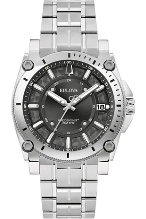 BULOVA Homme, Accessoires, Noir, Taille: ONE Size Montre élégante pour homme
