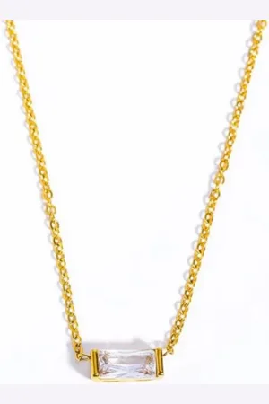 Dansk Copenhagen Femme, Accessoires, Jaune, Taille: ONE Size Collier Birthstone d
