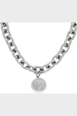 Dansk Copenhagen Femme, Accessoires, Gris, Taille: ONE Size Collier Imperméable Mega Ball Audacieux
