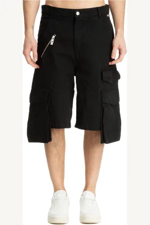 GCDS Homme, Shorts, Noir, Taille: L Shorts en Jean Longs