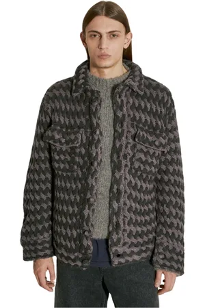 Isa Boulder Homme, Pulls, Multicolore, Taille: M Veste de Travail en Maille Épaisse
