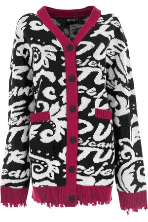 VERSACE Femme, Pulls, Multicolore, Taille: 40 FR Collection de Pulls Élégants