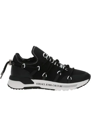 VERSACE Homme, Chaussures, Noir, Taille: 41 EU Baskets Élégantes