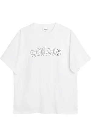 Soulland Unisex, Tops, Blanc, Taille: M/L T-Chemises