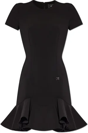 Dsquared2 Femme, Robes, Noir, Taille: 36 FR Robe avec Logo