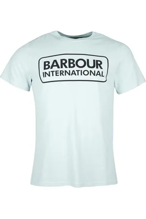 Barbour Homme, Tops, Bleu, Taille: L T-shirt moderne avec logo