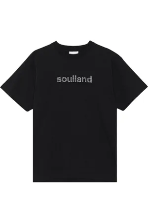 Soulland Unisex, Tops, Noir, Taille: Xl/2Xl Rhinestone T-shirt