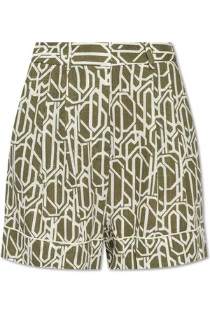 Diane von Furstenberg Femme, Shorts, Vert, Taille: 38 FR Shorts à motif par