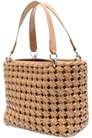 THEMOIRÈ Femme, Sacs, Brun, Taille: ONE Size Élégant Noeuds Argile Pochette