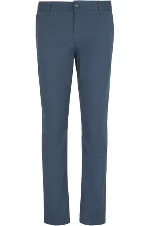 Armani Exchange Homme, Pantalons, Bleu, Taille: W31 Pantalon Bleu en Coton Élasthanne Ss24
