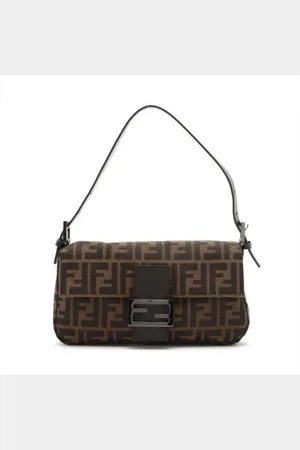 Fendi Femme, Pre-owned, Brun, Taille: ONE Size Pre-owned Toile sacs-main
