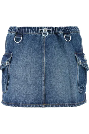 COPERNI Femme, Jupes, Bleu, Taille: 38 FR Mini Jupe en Denim