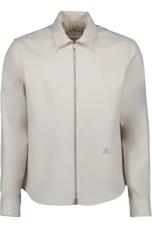 Courrèges Homme, Vestes, Gris, Taille: S Veste Twill à Zip Classique
