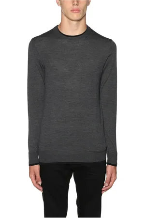 Paolo Pecora Homme, Pulls, Gris, Taille: S Pull Col Rond en Laine