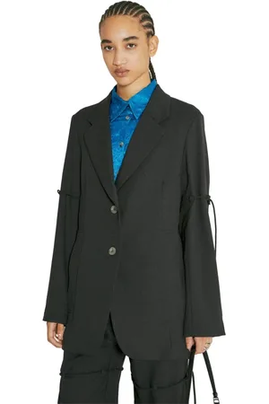 SONG FOR THE MUTE Femme, Vestes, Noir, Taille: 38 FR Blazer de costume sur mesure