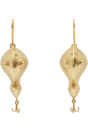 ALÉMAIS Femme, Accessoires, Jaune, Taille: ONE Size Boucles d