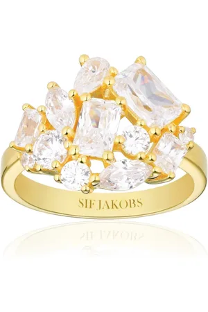 Sif Jakobs Femme, Accessoires, Jaune, Taille: 52 MM Bague Ivrea en Or