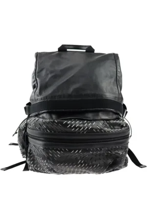 Bottega Veneta Femme, Pre-owned, Noir, Taille: ONE Size Pre-owned Cuir sacs-dos