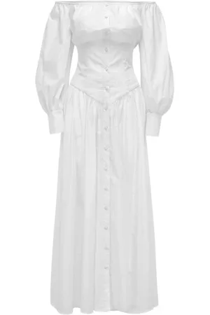 MVP Wardrobe Femme, Robes, Blanc, Taille: 36 FR Robe Longue Port Grimaud
