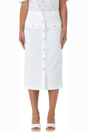 Liu Jo Femme, Jupes, Blanc, Taille: W30 Jupe Longuette