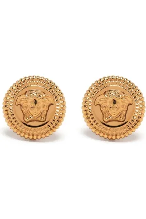VERSACE Femme, Accessoires, Jaune, Taille: ONE Size Boucles d