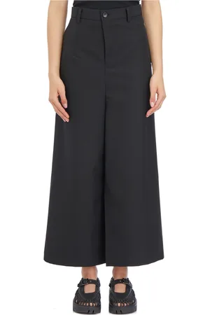 JUNYA WATANABE Femme, Pantalons, Noir, Taille: 38 FR Pantalon asymétrique en laine