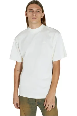Eytys Homme, Tops, , Taille: S T-shirt en Coton Brodé avec Logo