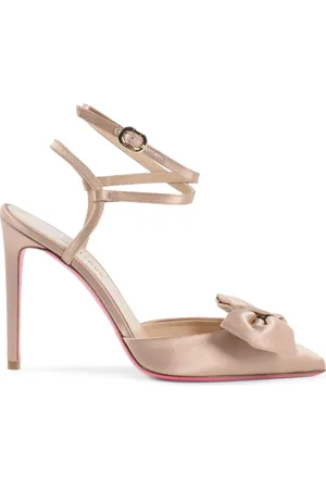 DEE OCLEPPO Femme, Chaussures, Rose, Taille: 40 EU Élégants Escarpins en Satin à Bride Cheville