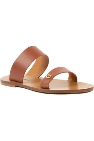 DEE OCLEPPO Femme, Chaussures, Brun, Taille: 37 EU Sandale Plate en Cuir