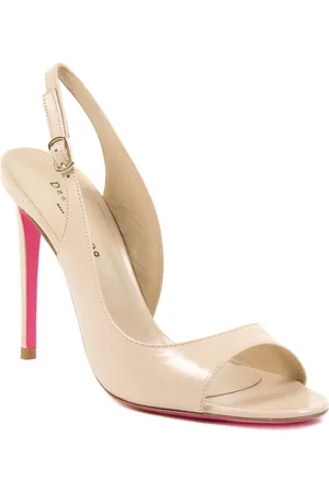 DEE OCLEPPO Femme, Chaussures, , Taille: 38 EU Sandalette avec panneau courbé et boucle de cheville fine