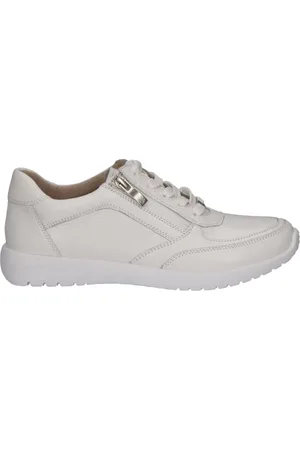 Caprice Femme, Chaussures, Blanc, Taille: 39 EU Baskets Blanches Deer Femmes