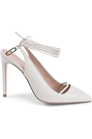 DEE OCLEPPO Femme, Chaussures, Blanc, Taille: 38 EU Talons Aiguilles Italiens Artisanaux