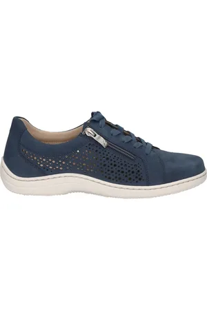 Caprice Femme, Chaussures, Bleu, Taille: 39 EU Baskets Bleu Ocean Nubuc Femme